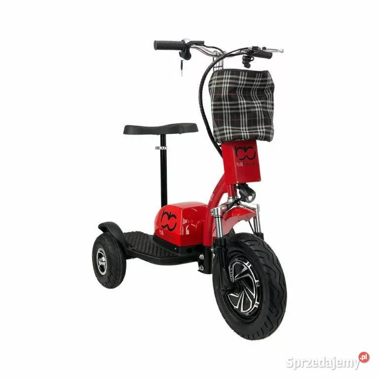Skuter elektryczny BILI BIKE 500 RATY czerwony Bili Bike Tarnów