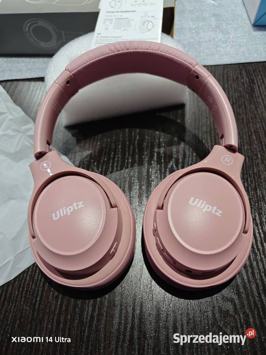 Bezprzewodowe słuchawki nauszne Różowe Żary sprzedam