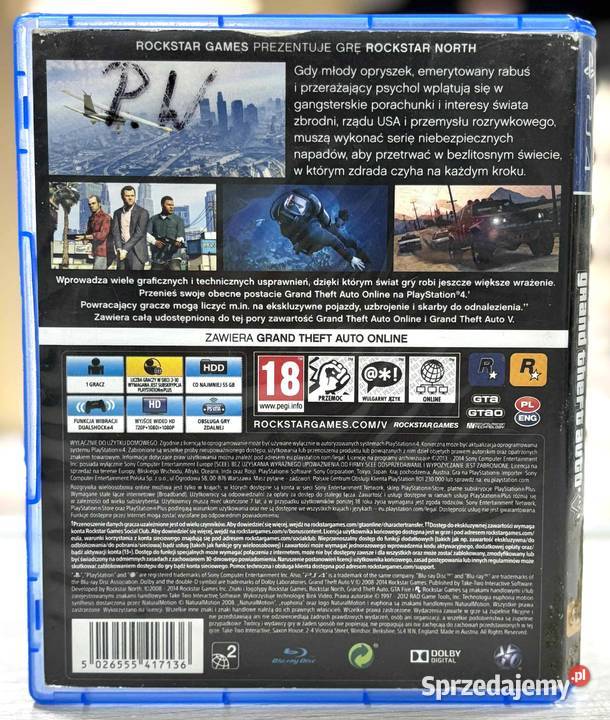 4 Gta V Gry na konsole Elbląg