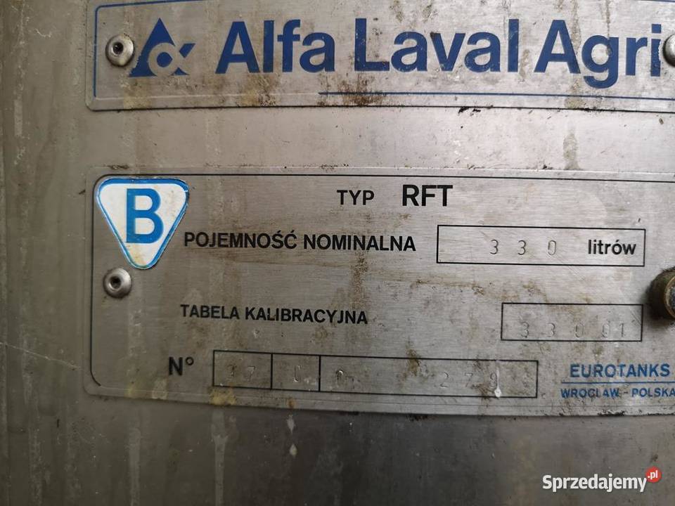Chłodnia Schładzarka Do Mleka Alfa Laval Agri Swarzędz