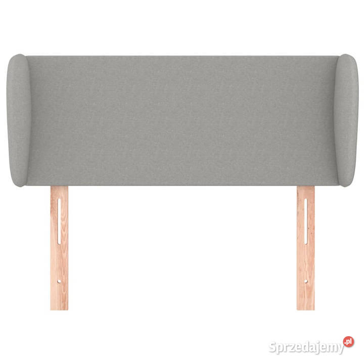 Zagłówek uszak jasnoszary 83x23x7888 tkanina Warszawa sprzedam