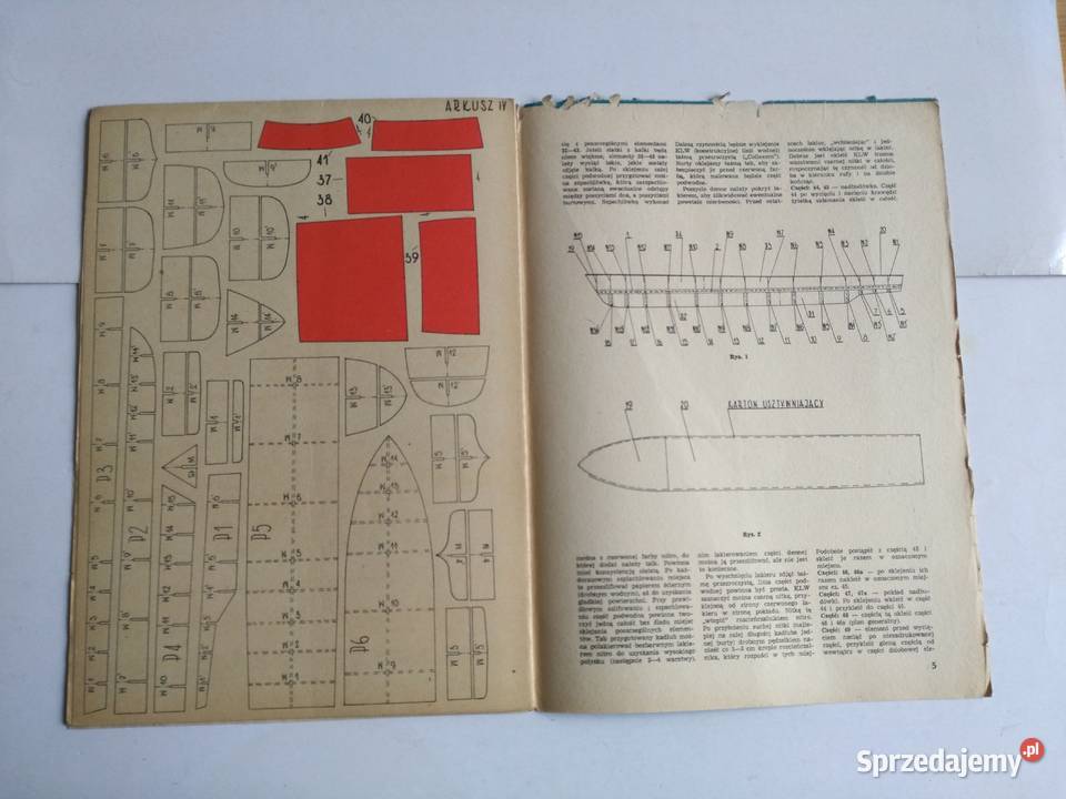 Mały Modelarz 51976 Okręt patrolowy WOP Modelarstwo sprzedam