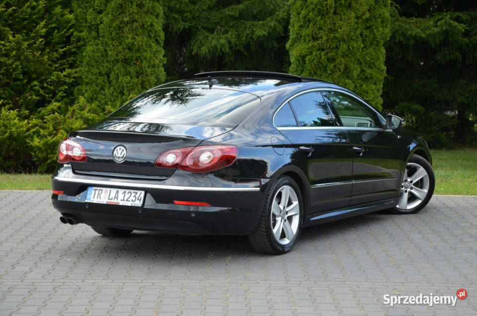 Volkswagen Passat CC 20 TDI 140 Xenon Navi Ideał czarny mazowieckie Ostrów Mazowiecka