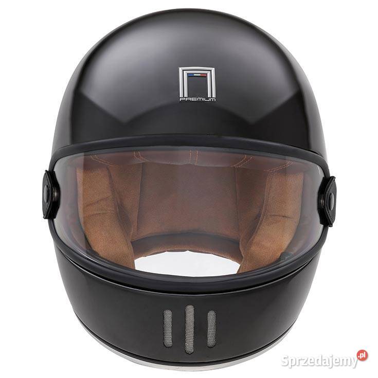 KASK RETRO NOX PREMIUM RAGE CZARNY XL skorupa Mrągowo