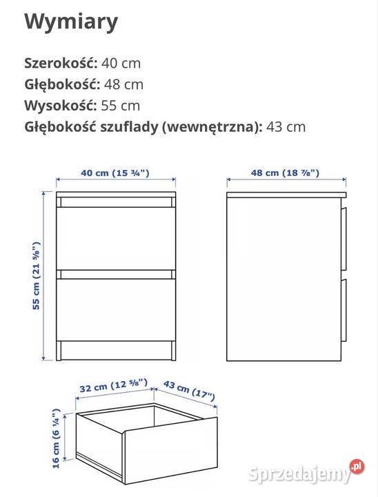 szafka nocna MALM Katowice
