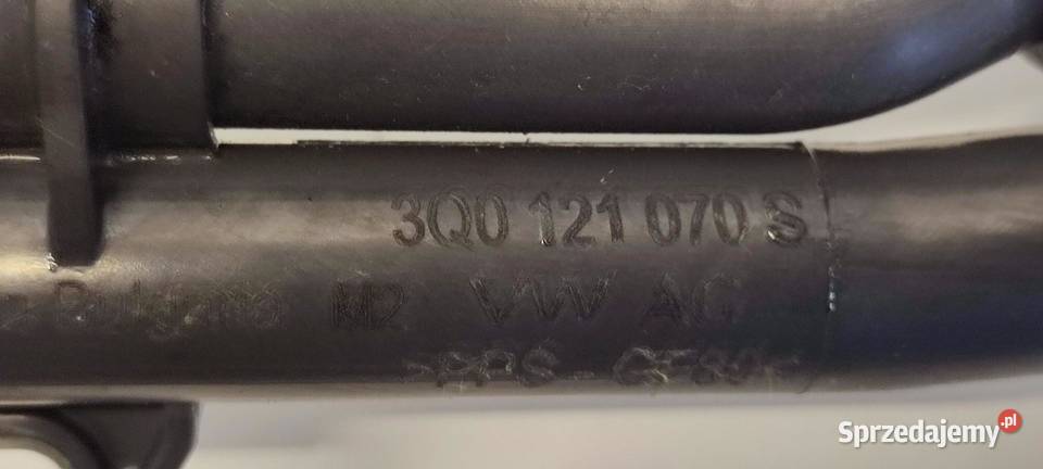 VW TIGUAN II RURA PRZEWÓD WODY 3Q0121156B Węże chłodnicy