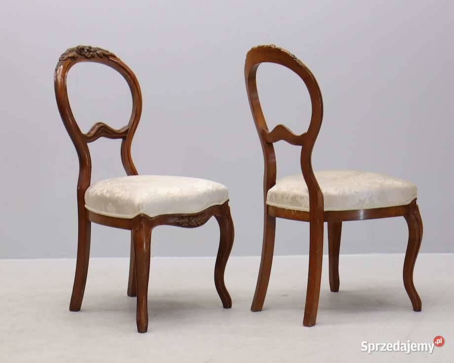 Krzesła Neo Rococo 8 1900 r Budzyń