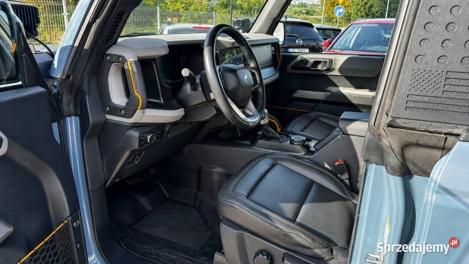 Ford Bronco BadLands 27 V6 335 4x4 Kam360 relingi dachowe pomorskie Gdynia