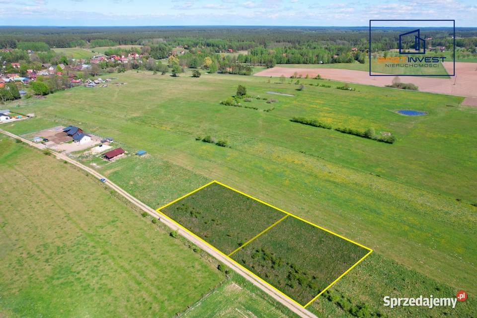 Działki z warunkami zabudowy jeziora i lasów 1382m2 Sprzedaż Świętajno