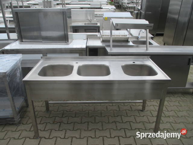 Zlew Gastronomiczny 3 Komorowy 1607085 NOWY Ostrów Wielkopolski sprzedam