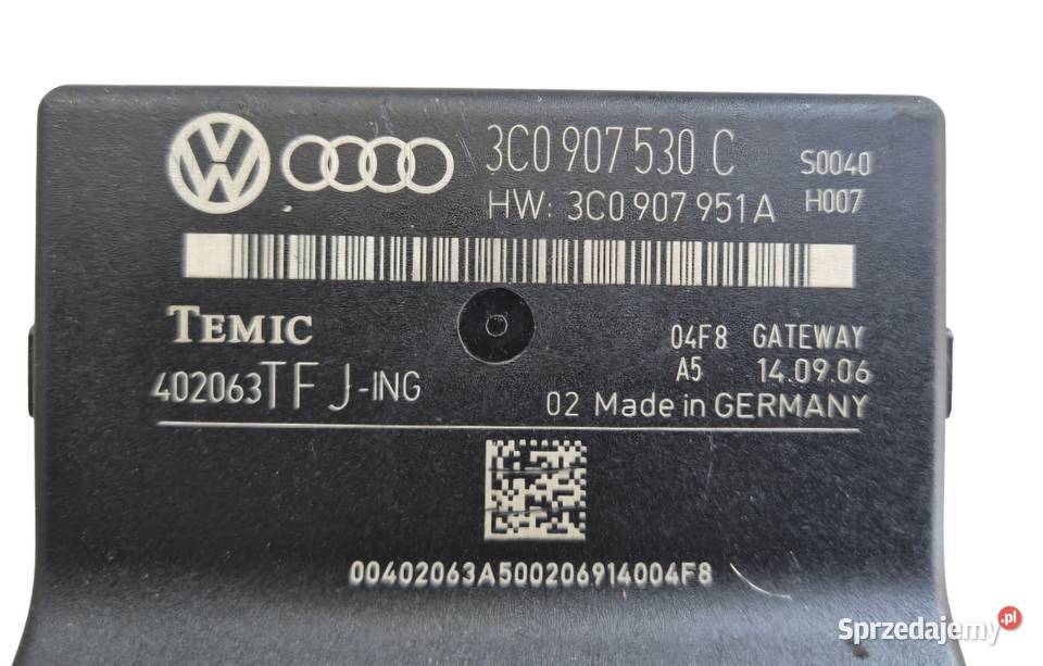 MODUŁ STEROWNIK GATEWAY VW PASSAT B6 3C0907530C Działoszyce sprzedam