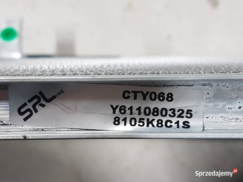 TOYOTA YARIS 10 13 P9 P13 CHLODNICA KLIMATYZACJI klimatyzacja Ogrzewanie, wentylacja i klimatyzacja wielkopolskie Turek