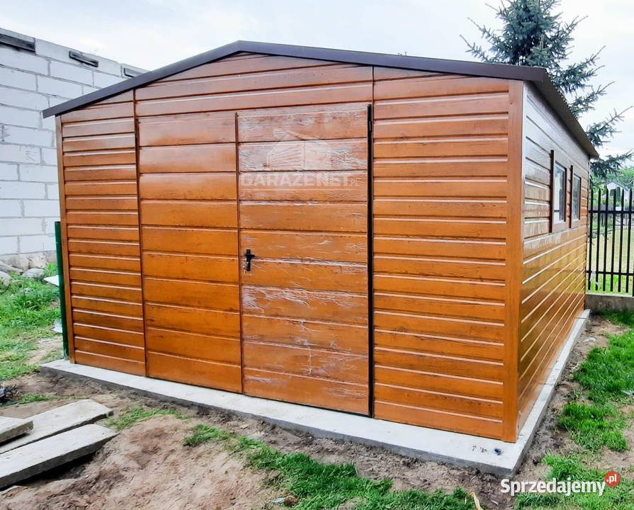 SCHOWEK DOMEK OGRODOWY 4m x 4m DWUSPAD BRAMA Łapanów sprzedam