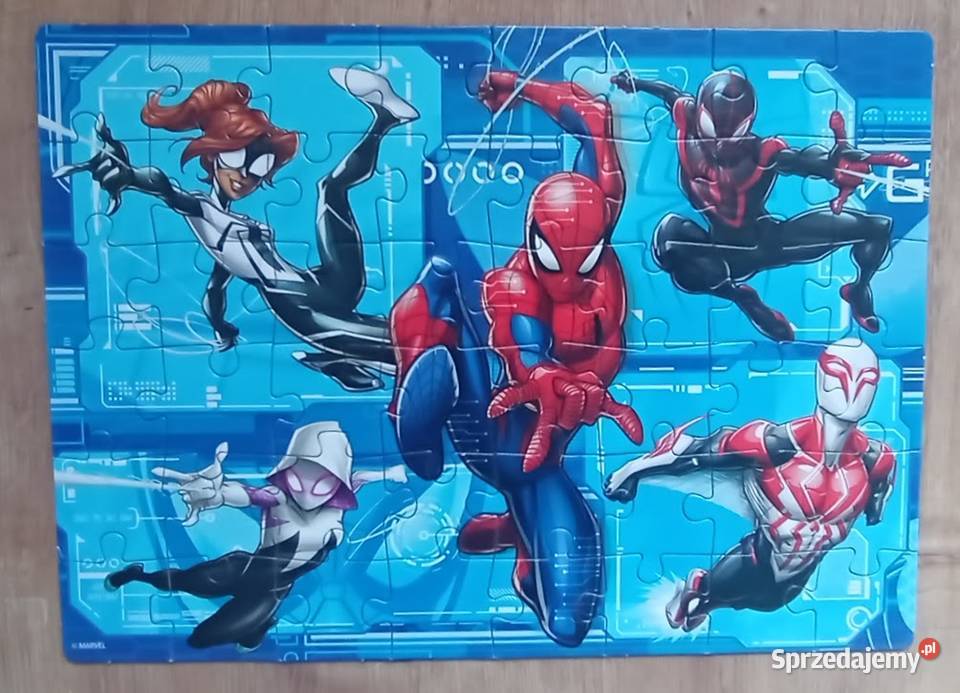 Puzzle SpiderMan 4x 48 śląskie Ruda Śląska