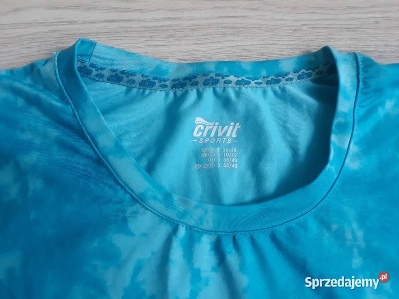 Niebieska oddychająca bluzka sportowa tshirt Rozmiar 36(S) małopolskie Kraków