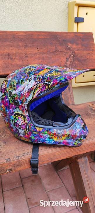 Sprzedam dwa kaski BMX cross quad Motoryzacja sprzedam