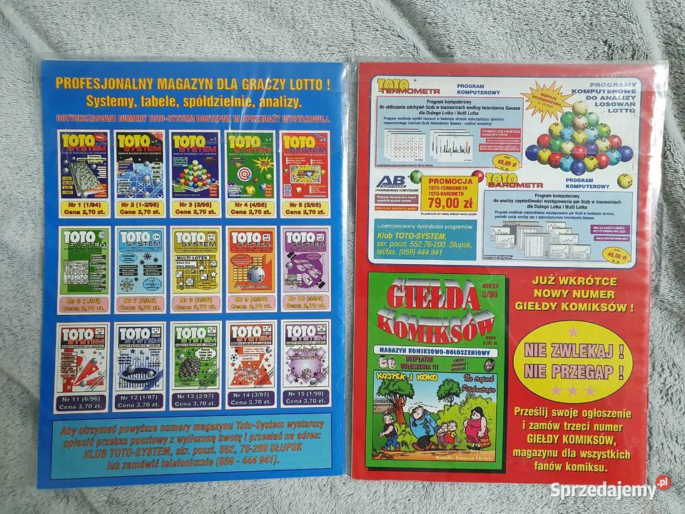 Giełda Komiksów zestaw 5 numerów 1998 Komiksy