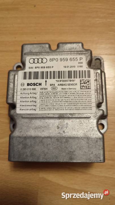 SENSOR PODUSZEK LIFT AUDI A 3 8 P 2010 R sprzedam
