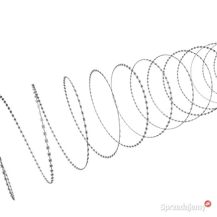 Zasieki concertina 730 mm 54 zwoje 5 złączek Szczecin