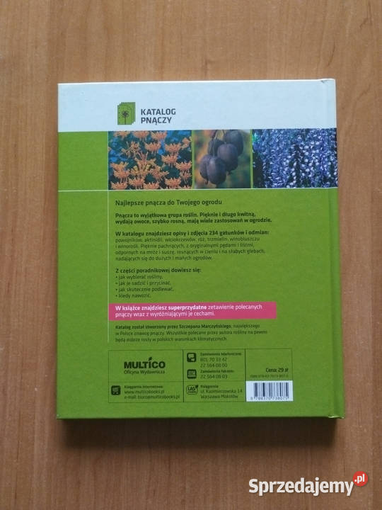 Książka Katalog Pnącza 234 gatunki i odmiany Katowice