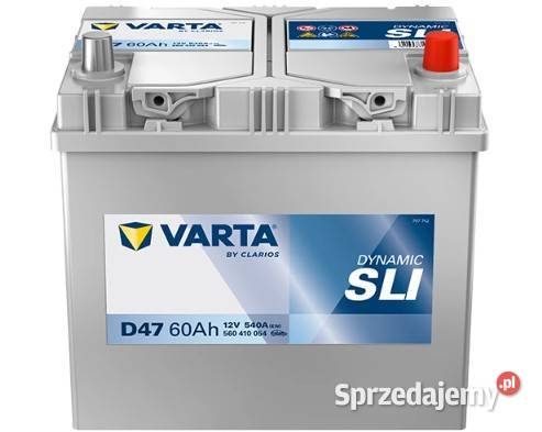 AKUMULATOR 60Ah 540A 12V Varta Blue Dynamic D47 mazowieckie Płock sprzedam