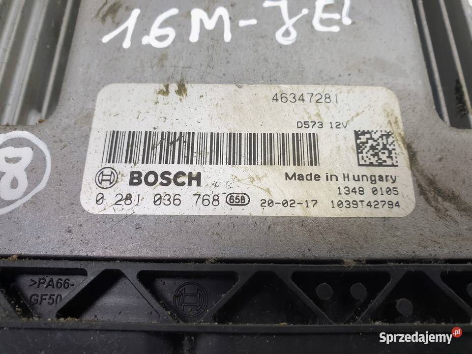 Doblo II lift 16 MJet 120 STEROWNIK SILNIKA