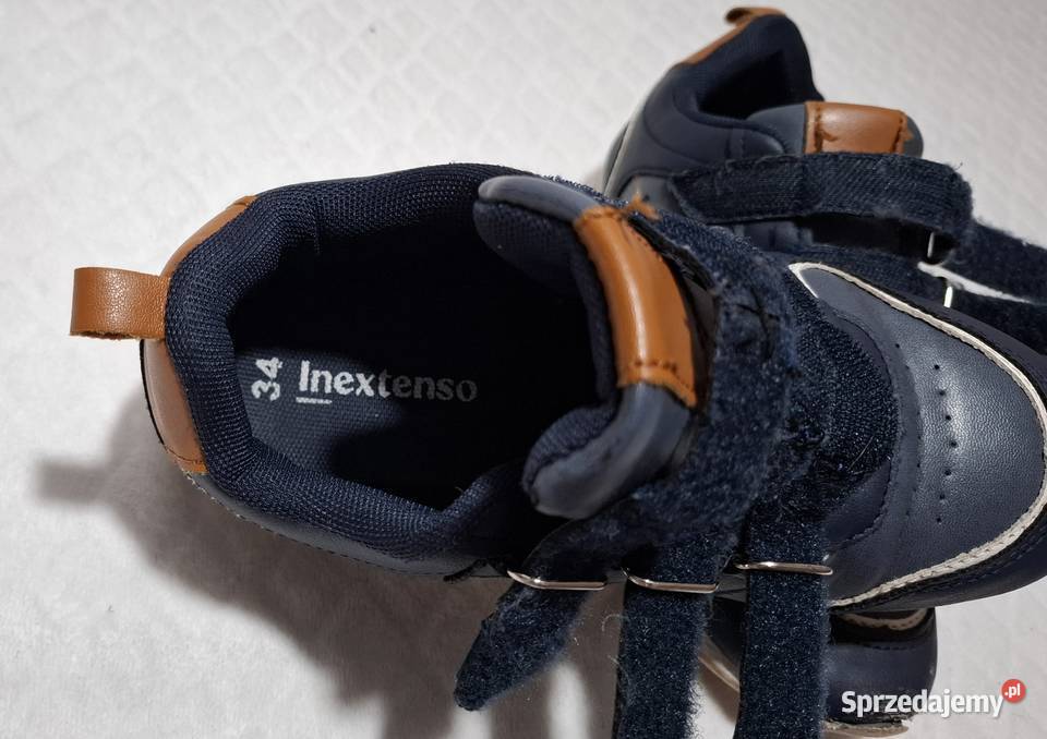 Buty sportowe chłopięce na rzepy Inextenso 34 Dla Dziecka Czeladź