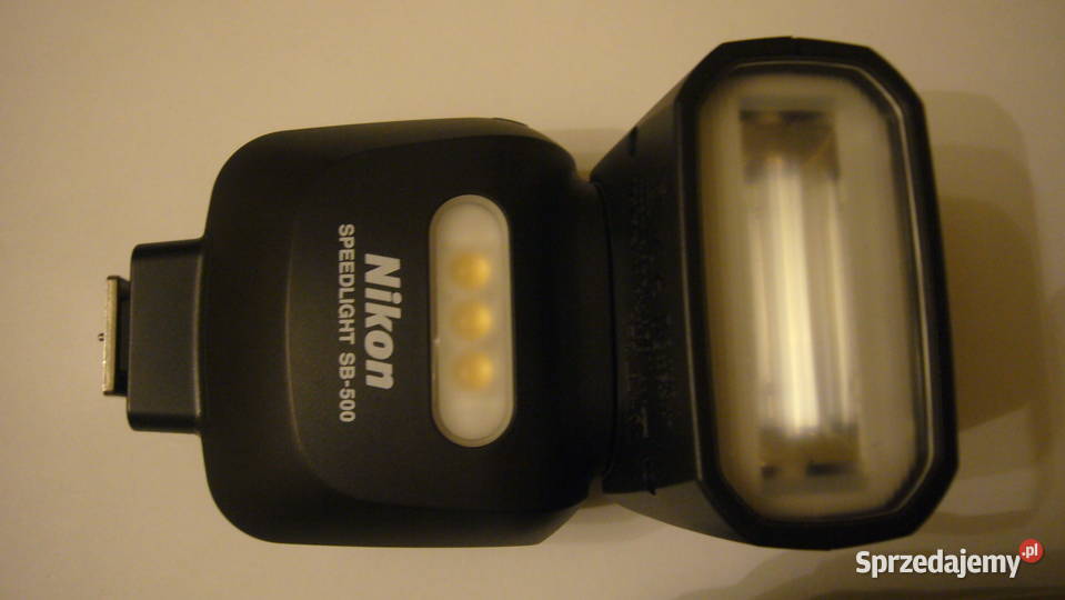 NikonLampa błyskowa obiektyw mikrofon Sarnaki