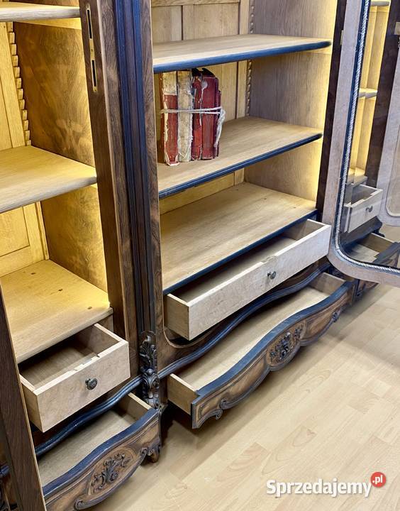 Biblioteka Galbe w stylu LUDWIK XV Paryż Francja mazowieckie Warszawa sprzedam