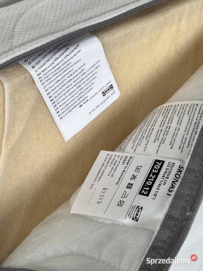 IKEA Gulliver łóżeczko materac ochraniacze