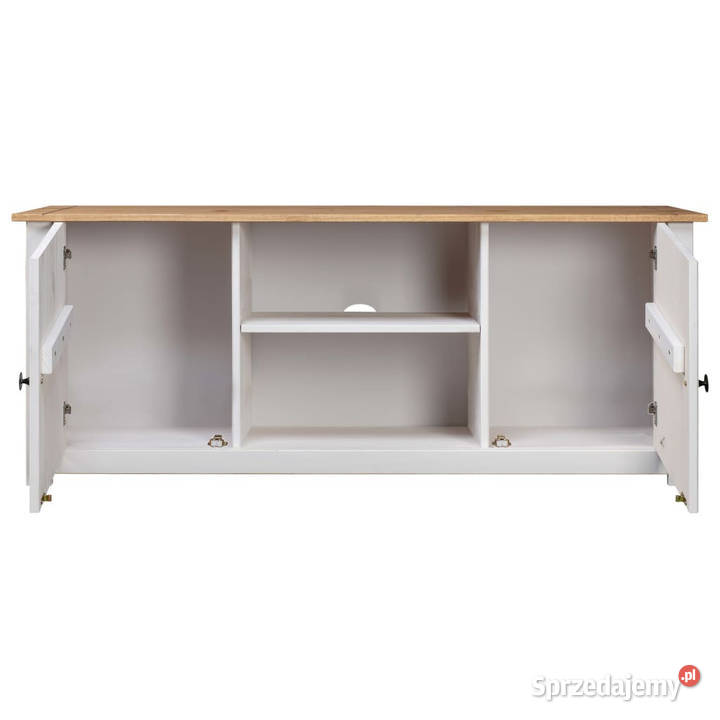 Szafka pod TV biała 120x40x50 lita sosna seria Warszawa sprzedam