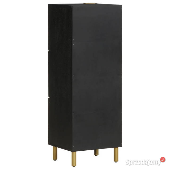 Szafka czarna 40x33x110 materiał drewnopochodny Warszawa