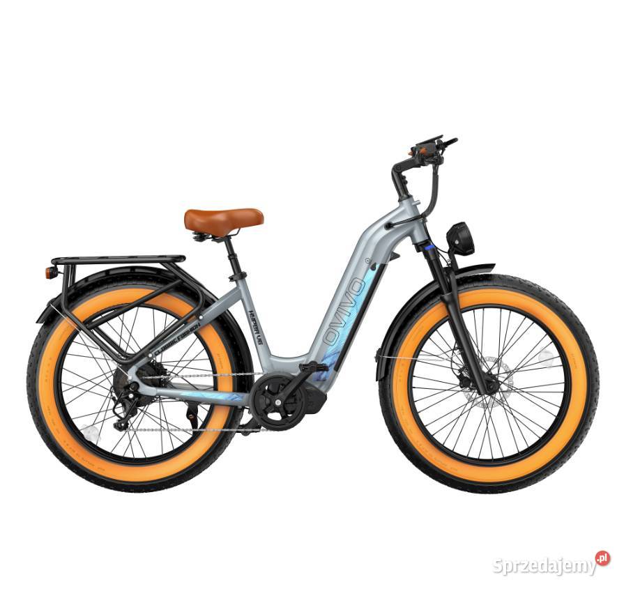 Rower elektryczny OVIVO HYPER V6 szary silnik małopolskie Tarnów
