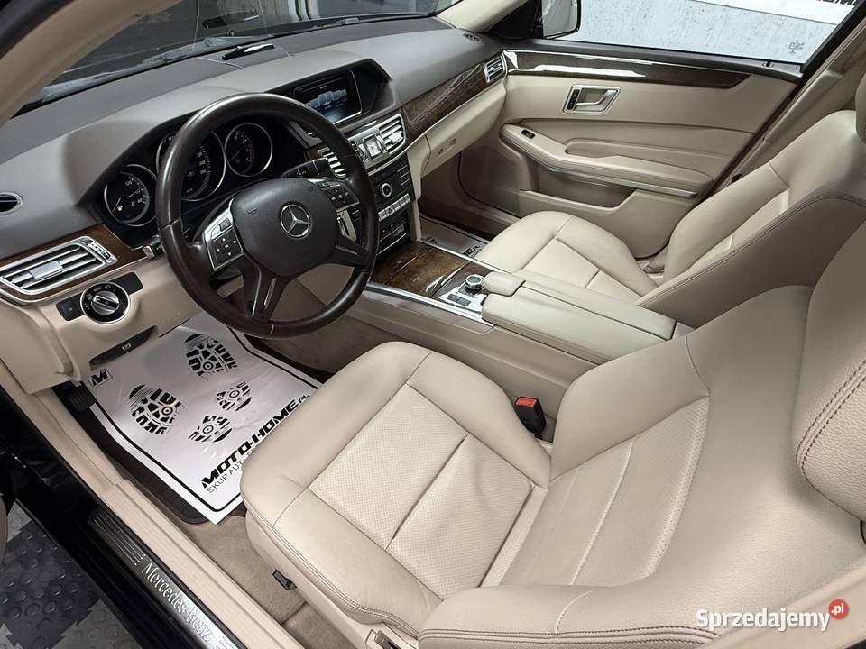 Mercedes E200 LIFT Jasna skóra 18 automa automatyczna Klasa E Poznań
