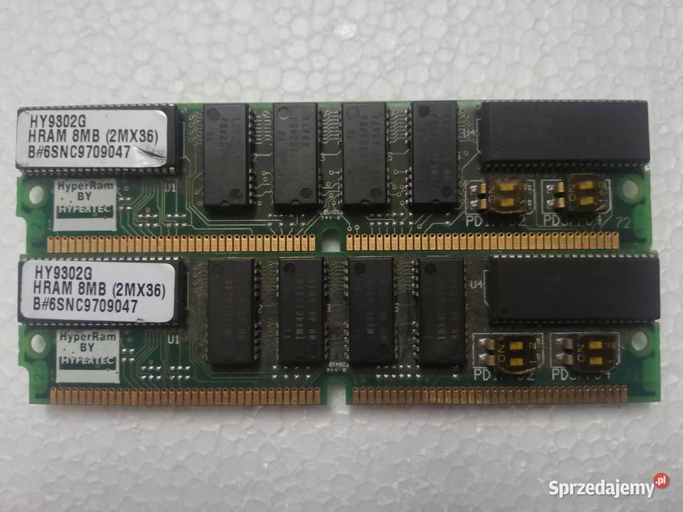 Zabytkowa pamięć RAM SIMM 72pin 8MB FastPage Pamięci