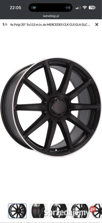 Alufelgi 20 Audi Mercedes 5x112 zachodniopomorskie Stargard