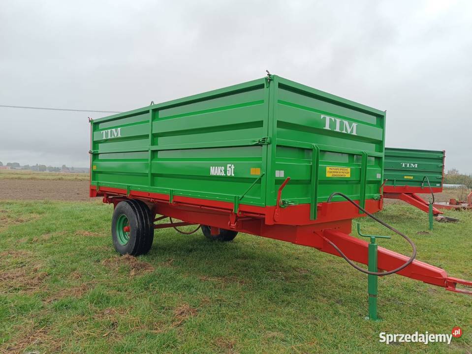 Przyczepa jednoosiowa wywrotka 5ton kiper Wszachów