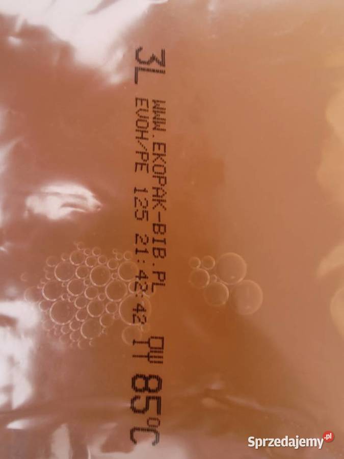 Sok naturalny z winogron wyciskany 100 3l Łódź