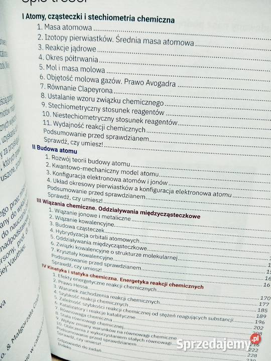 Chemia operon podręcznik ponadpodstawowe Warszawa sprzedam