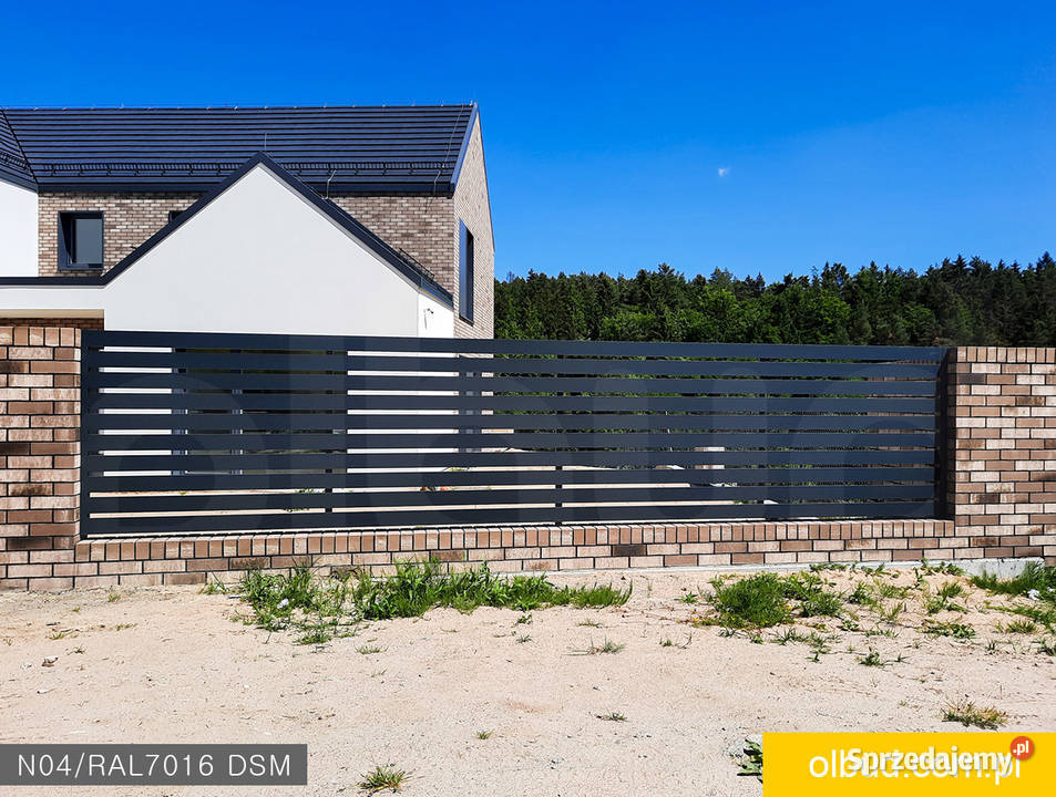 Ogrodzenie poziome nowoczesne ALFEN N04 OLBUD pomorskie Straszyn