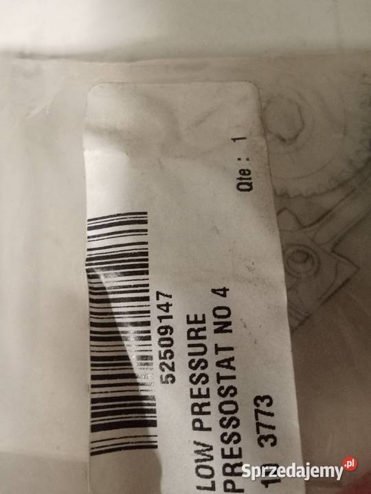 Czujnik ciśnienia 52509147 Rudno