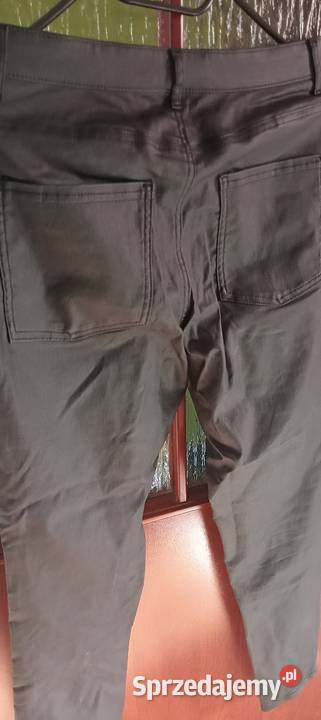 Spodnie skóropodobne czarny Kowalec