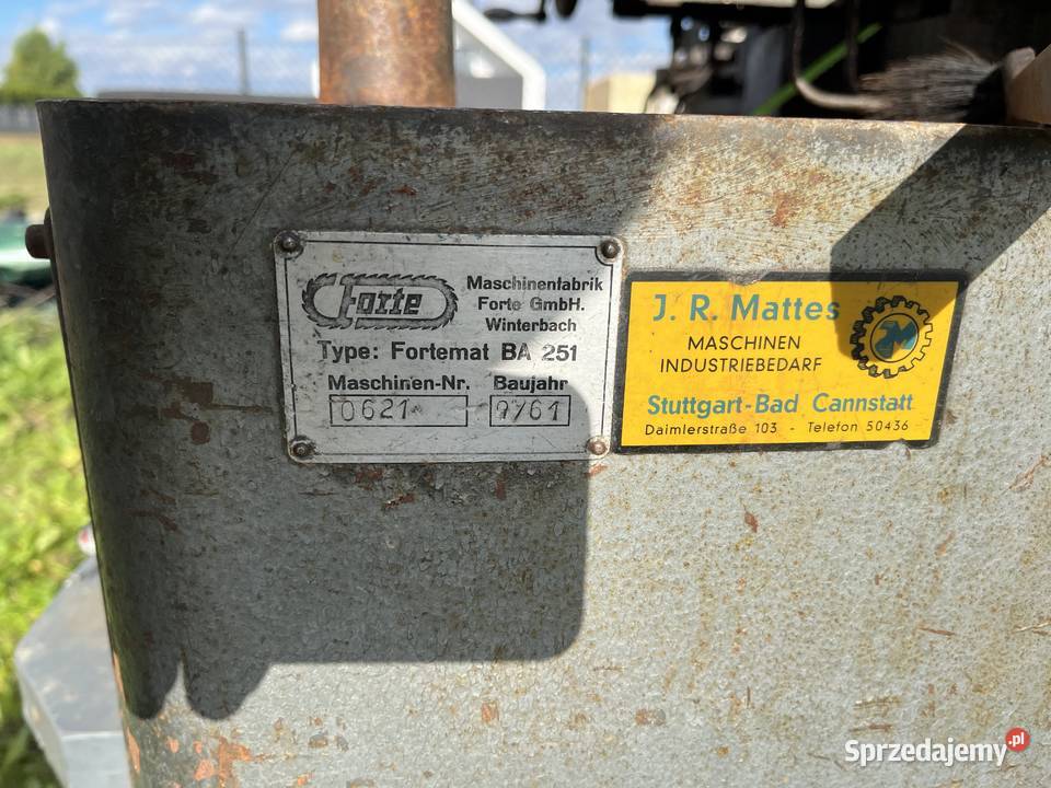 Piła taśmowa Forte ba 251 do metalu Okazja Wierzbna