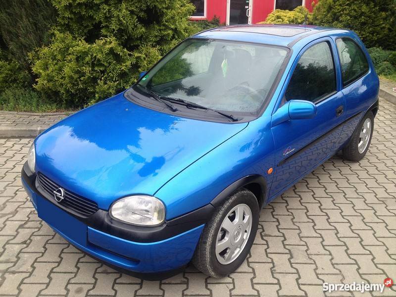 Opel Corsa B niebieski bezwypadkowy Nowy Sącz
