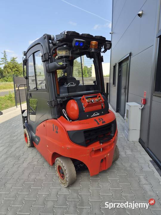 wózek widłowy LINDE H20 triplex pełna kabina Linde lubelskie Biłgoraj