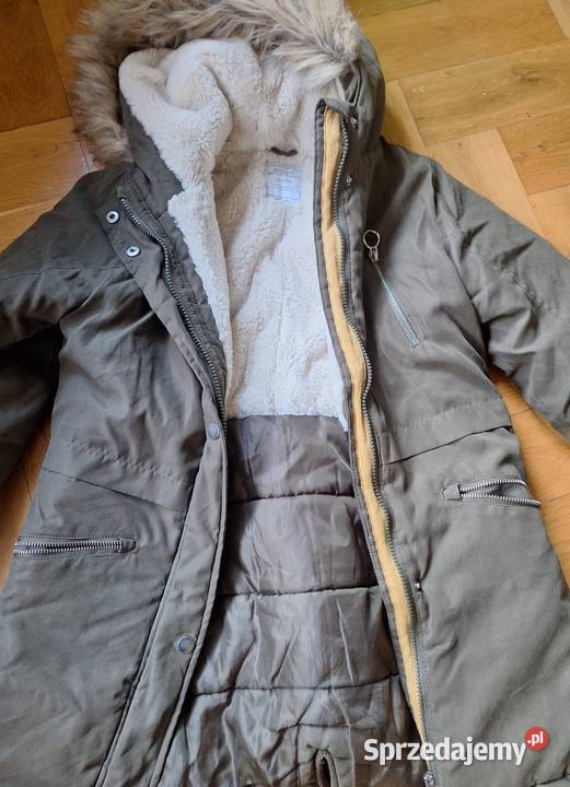 Parka zimowa dziewczęca 152 Strzyżów