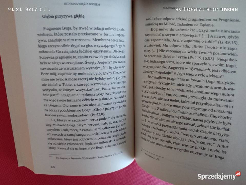 Intymna więź z Bogiem W obliczu grzechów Katowice