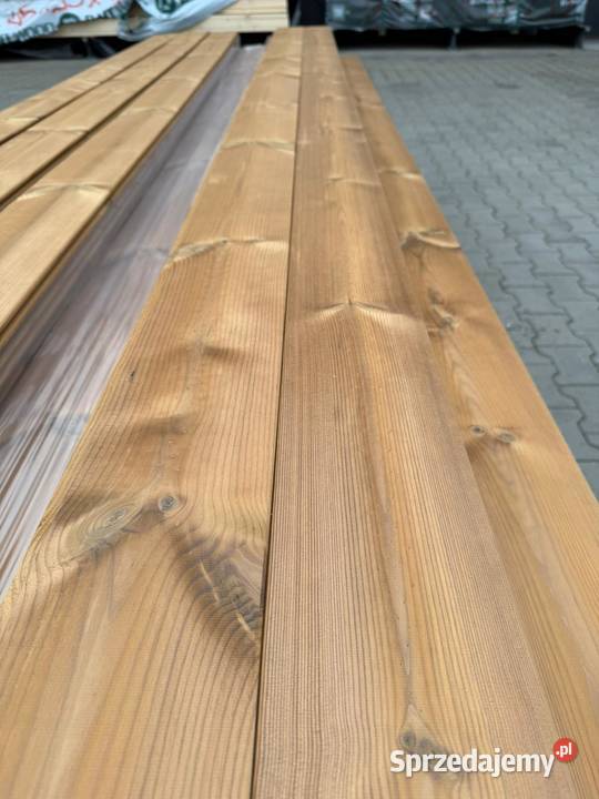 Deska elewacyjna drewniana thermo sosna KL Natur Prusice