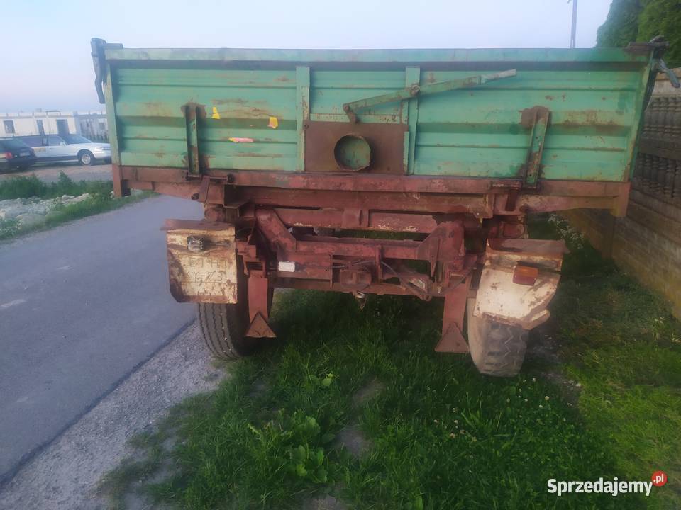 Przyczepa rolnicza wywrotka 3 strony lubelskie Pniówek