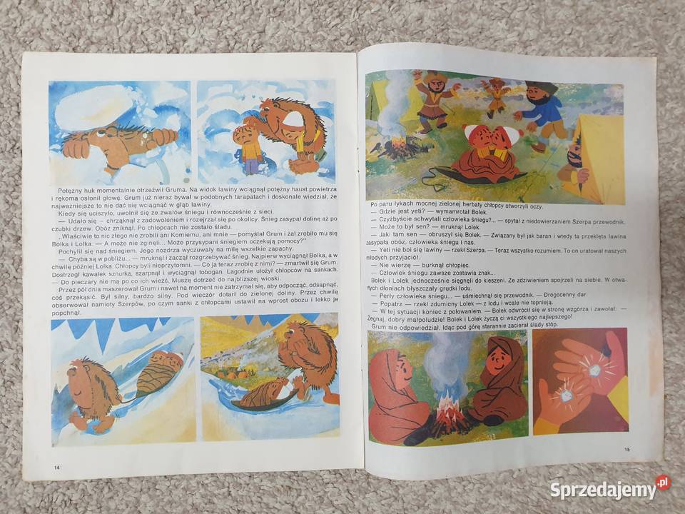 Bolek i Lolek Yeti historyjka obrazkowa komiks Gdynia